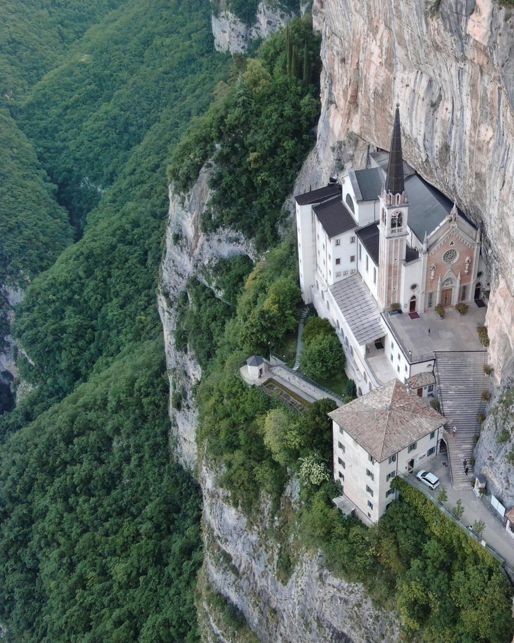 Sanctuary of Madonna della Corona. Italy