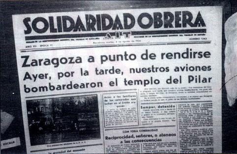 Solidaridad Obrera y el Pilar